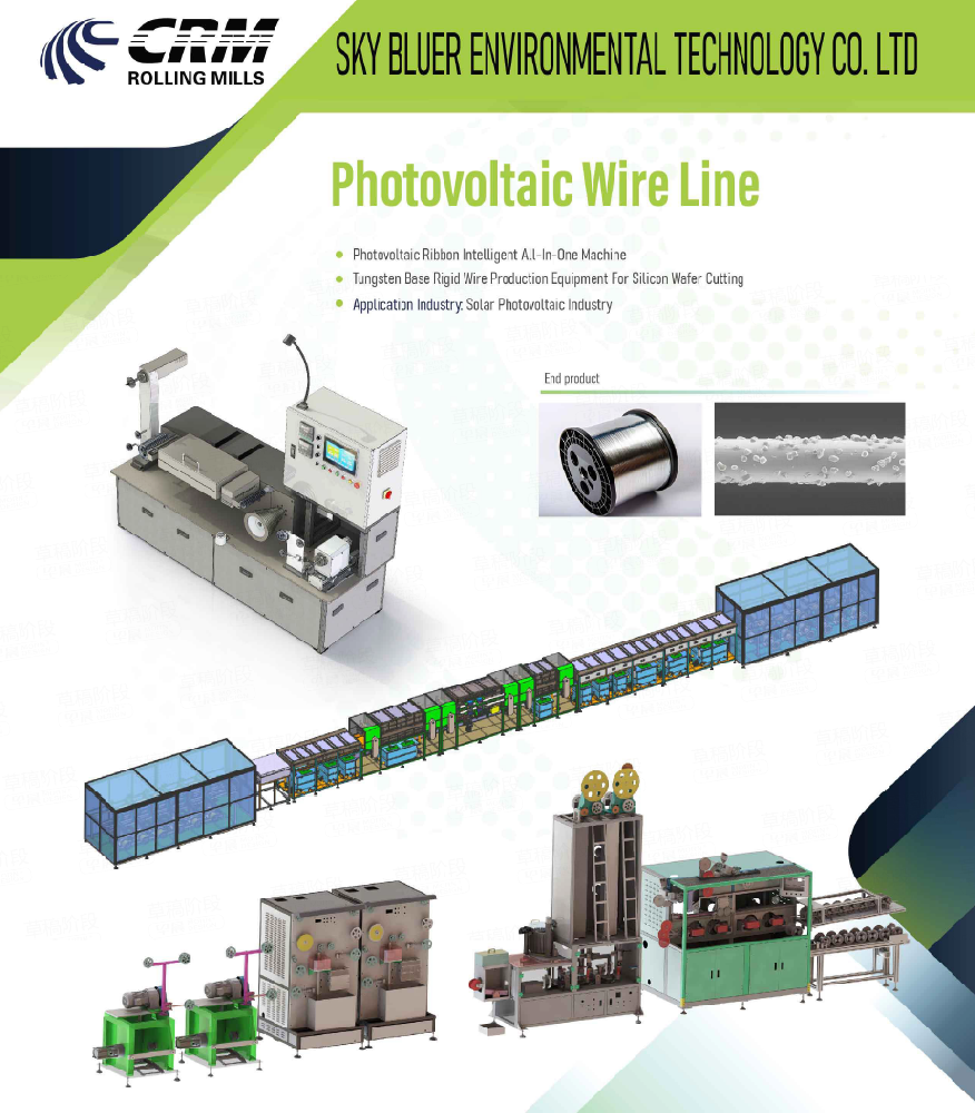 Linie de sârmă solară fotovoltaică